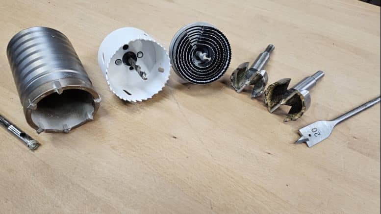 Accessoires de perçage gros trous