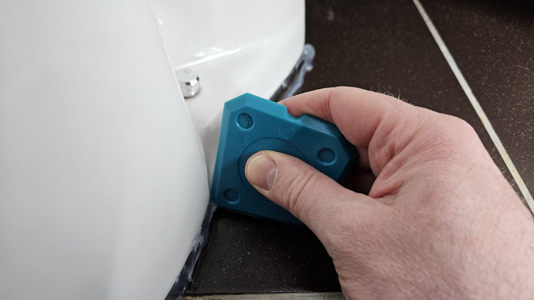 lissage avec une cale