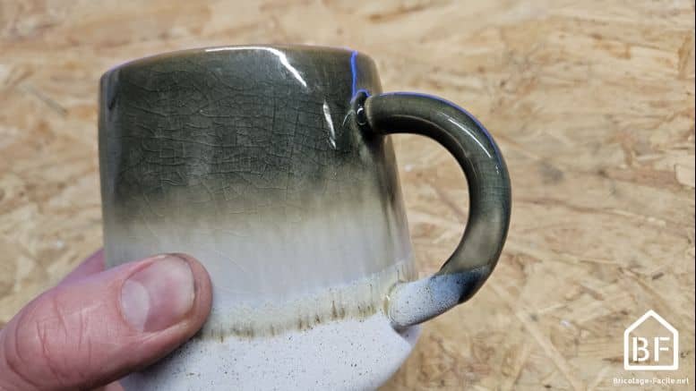 porcelaine réparée