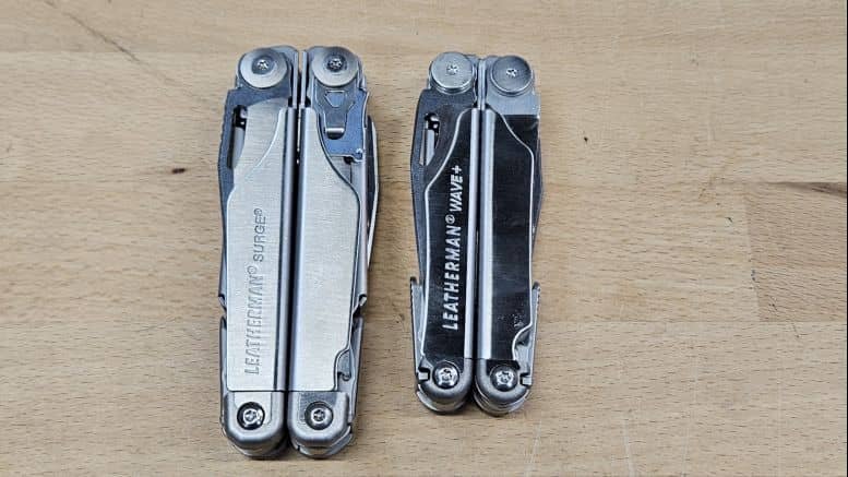 Comparaison Leatherman surge et wave