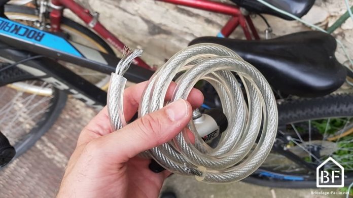 Comment couper un câble antivol de vélo - Bricolage Facile