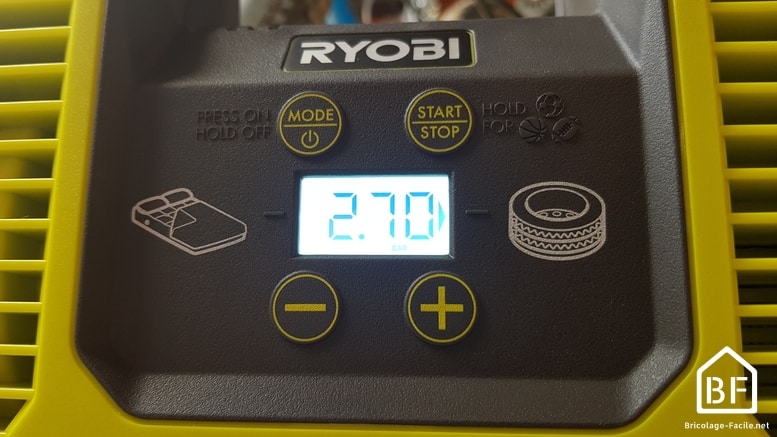 Ryobi France - Le gonfleur-compresseur R18MI 18V ONE+™ permet de gonfler  vos pneus ou vos objets gonflables. Il est également équipé d'un mode  dégonflage pour compresser vos vêtements ou vos matelas. Pour