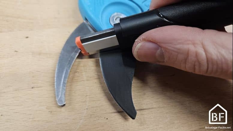 Affûtage du fil de la lame