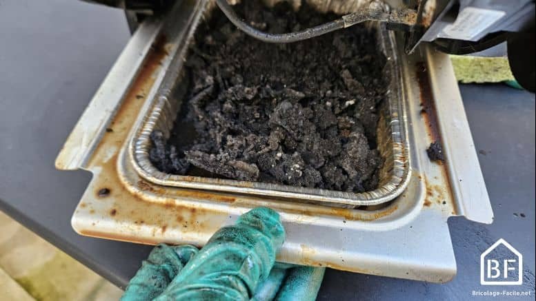 bac de récupération des graisses